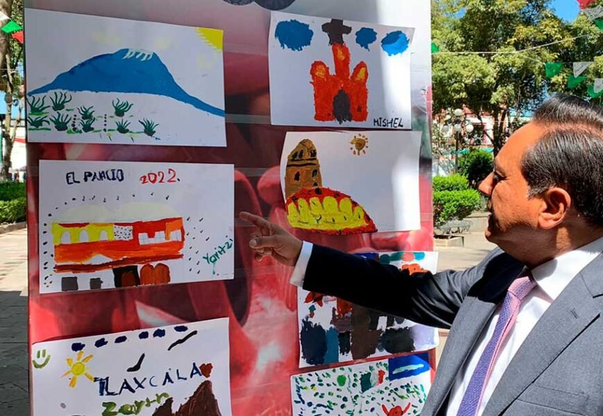 Infantes llenan de color a Tlaxcala, la Capital origen de México Infantes llenan de color a Tlaxcala, la Capital origen de México