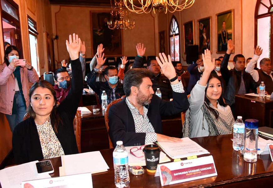 Aprueba Cabildo de Tlaxcala reestructuración de proyectos de obra en delegaciones de la capital
