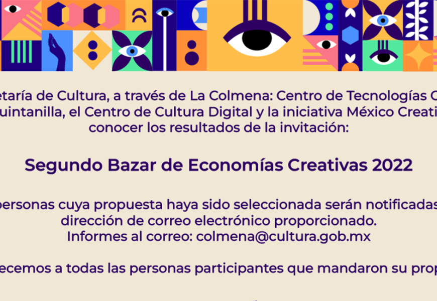 La Colmena da a conocer el listado de personas que participarán en el Segundo Bazar de Economías Creativas