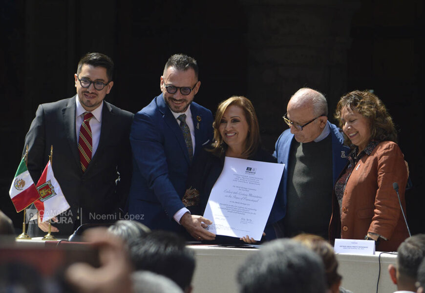 Encabezaron Gobernadora y UNESCO firma de la “Declaración por Tlaxcala”