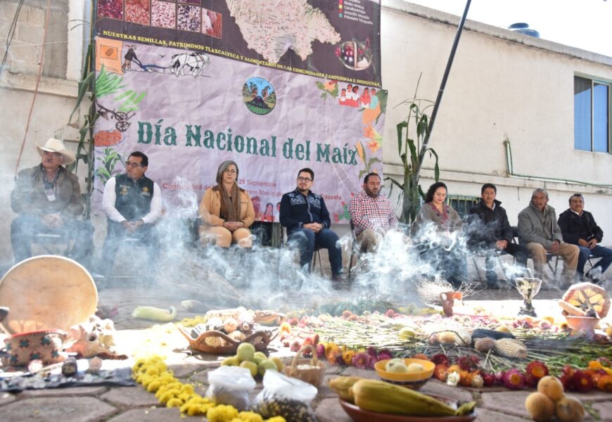 Conmemoran el Día Nacional del Maíz en Tlaxcala