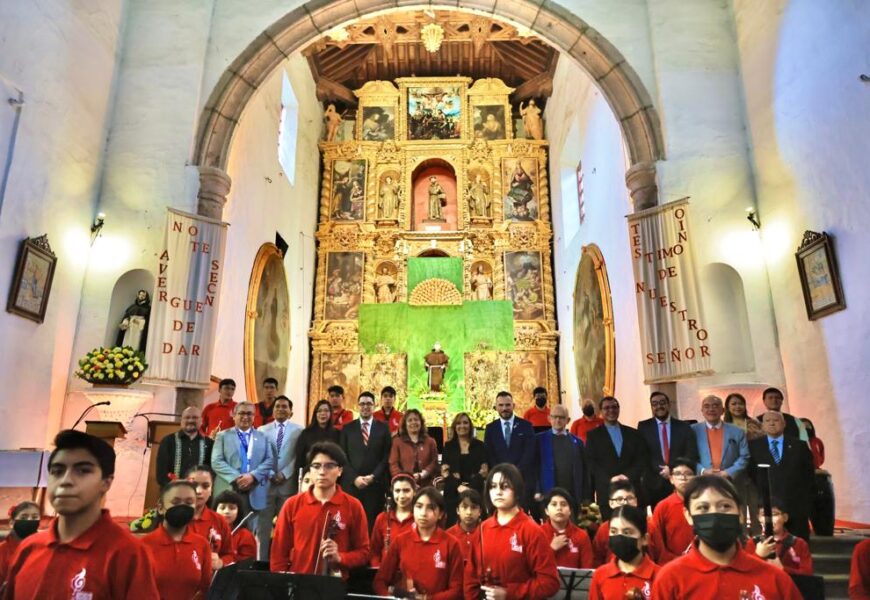Autoridades locales, federales y de la UNESCO presenciaron concierto en el Ex Convento de San Francisco