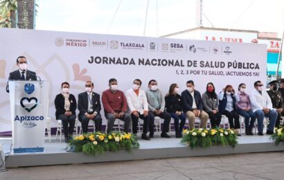 Inicia Segunda Jornada Nacional de Salud Pública 2022 en Tlaxcala