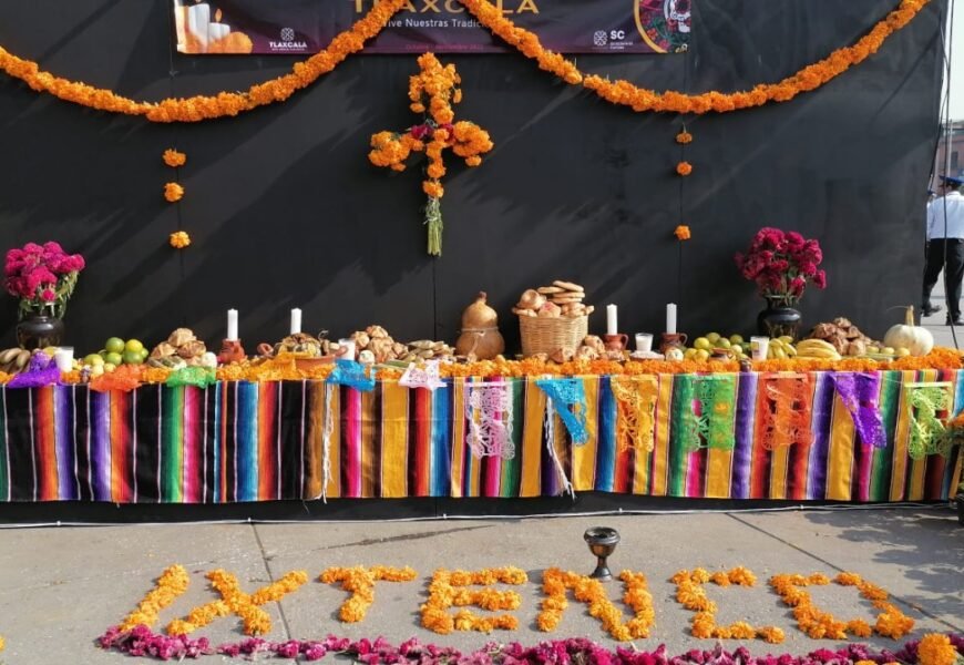 Muestra Tlaxcala su grandeza cultural en la ofrenda monumental del Zócalo de Ciudad de México