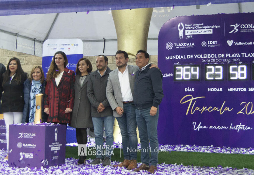 Inicia Gobierno del Estado, CONADE y FMVB cuenta regresiva para Campeonato Mundial de Voleibol de Playa Tlaxcala 2023