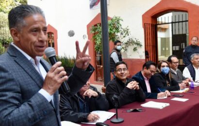 Acuerdan trabajo conjunto Ayuntamiento de Tlaxcala y comerciantes para el beneficio colectivo