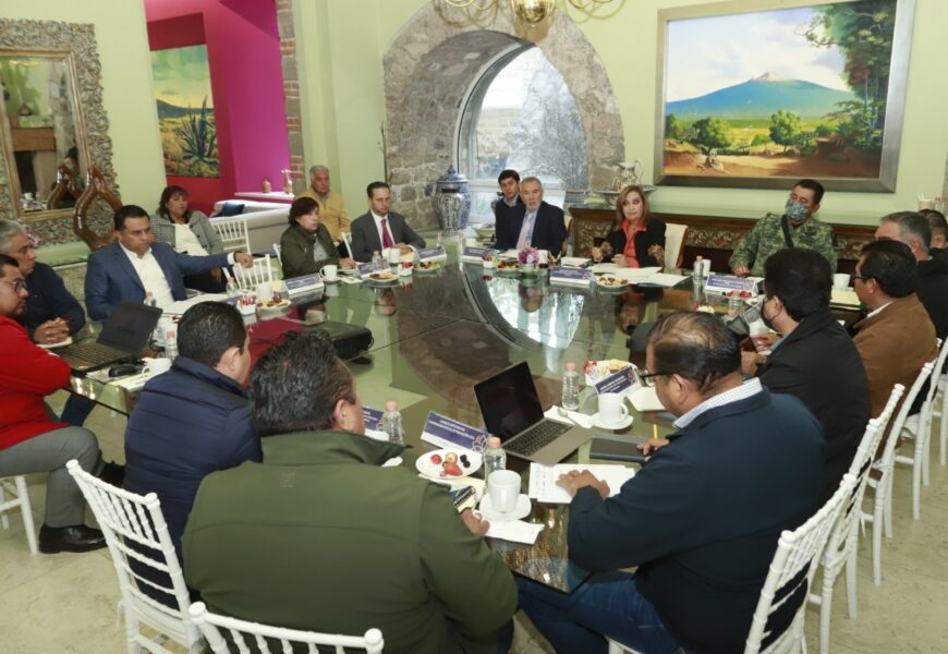 La SSPC coordina trabajos de la mesa para la construcción de paz y seguridad del estado de Tlaxcala