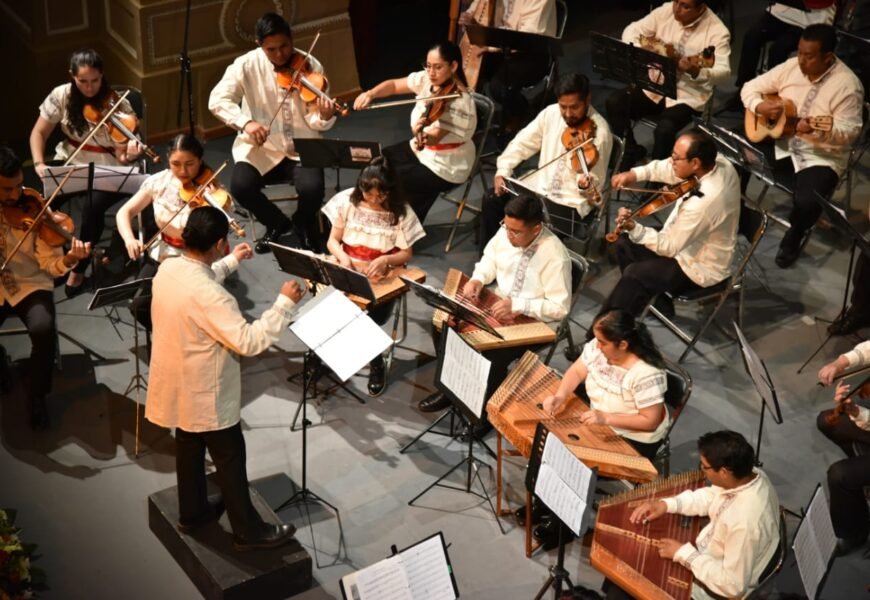 Se presenta la primera orquesta típica de Tlaxcala en el Teatro Xicohténcatl