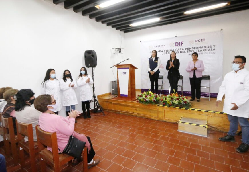 Realiza DIF jornada de atención visual para pensionados y jubilados