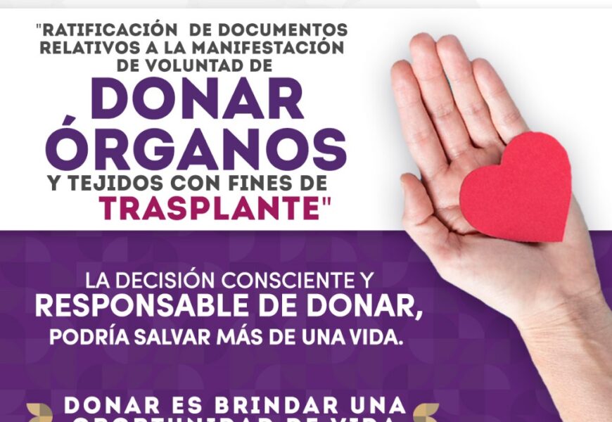 Donación voluntaria de órganos y tejidos con fines de trasplante
