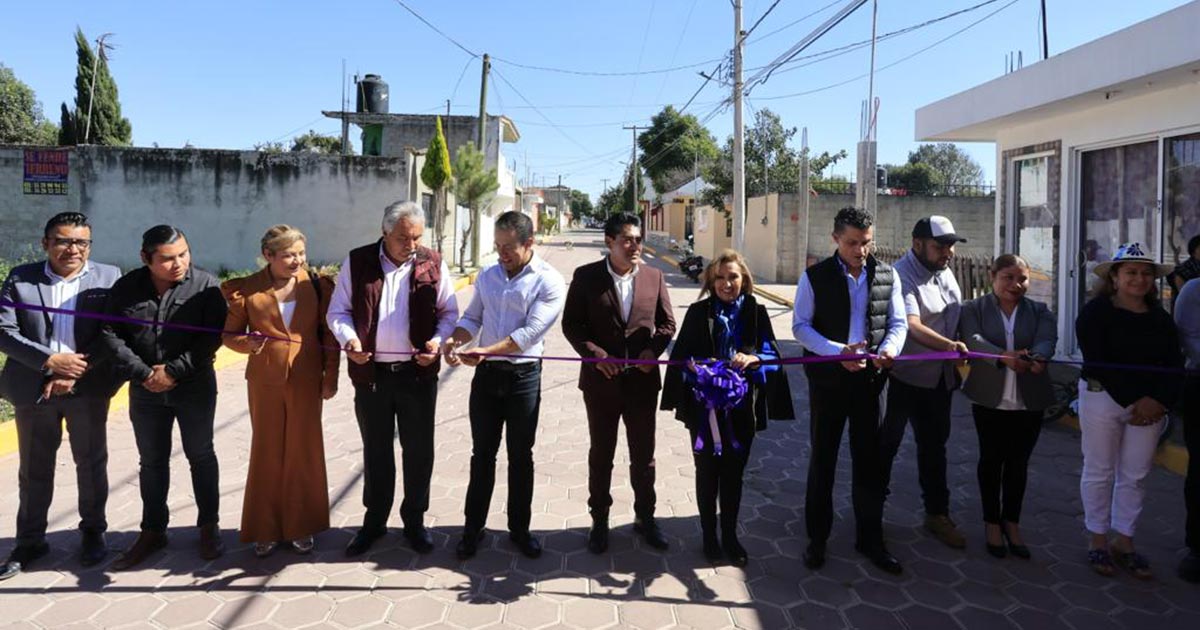 Entregó gobernadora Lorena Cuéllar obra pública en los municipios de Tetlatlahuca y Zacatelco