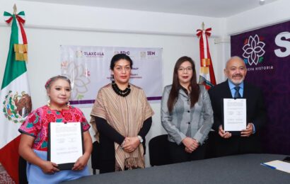 Signan convenio STyC e IEM para impulsar los derechos de las mujeres