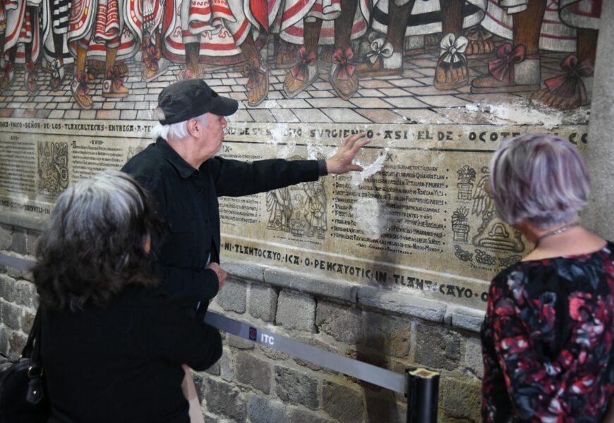 Comienza restauración integral de los murales de Palacio de Gobierno