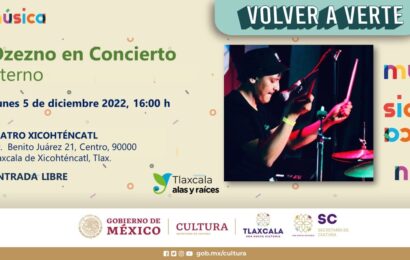 Realizarán concierto de Monedita de Oro en Tlaxcala