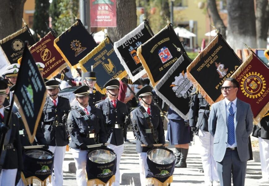 Clausuraron autoridades educativas el “VII evento nacional de escoltas y bandas de guerra” etapa regional