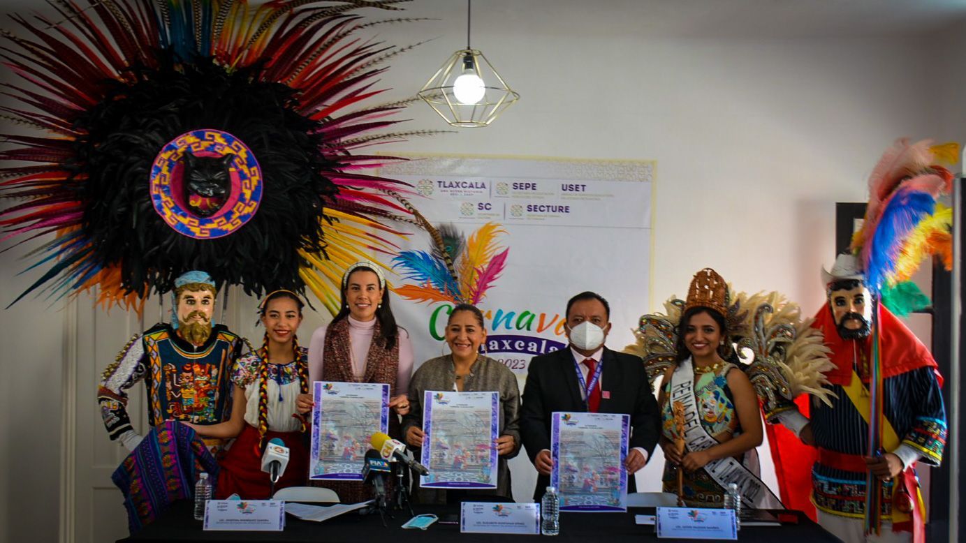 Presenta Secture programa del “Carnaval Tlaxcala 2023” en el estado de Hidalgo