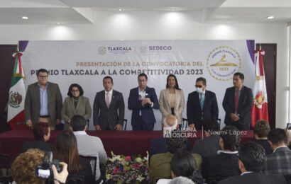 Presenta SEDECO convocatoria del Premio Tlaxcala a la Competitividad 2023