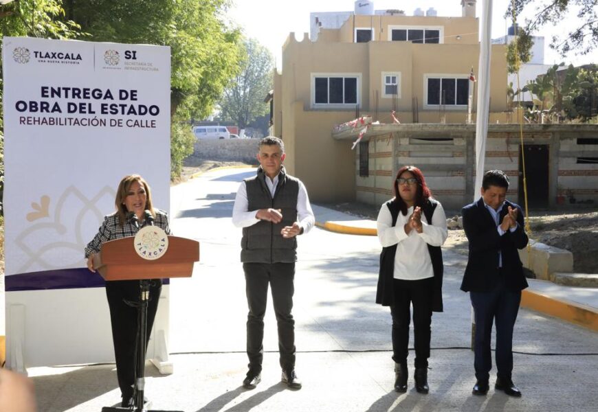 Inauguró Gobernadora obras públicas en Xiloxoxtla y Teolocholco