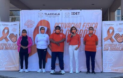 Realiza IDET y ayuntamiento de Quilehtla actividades en conmemoración del día naranja