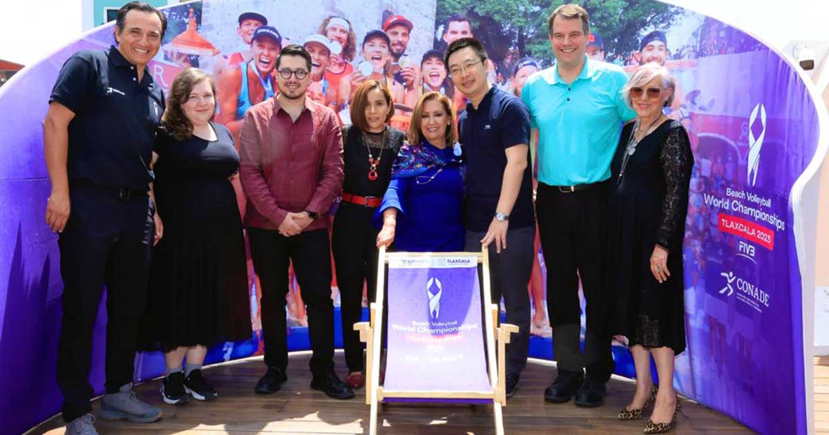 Gobernadora pone en marcha oficina del Campeonato Mundial de Voleibol de Playa Tlaxcala 2023