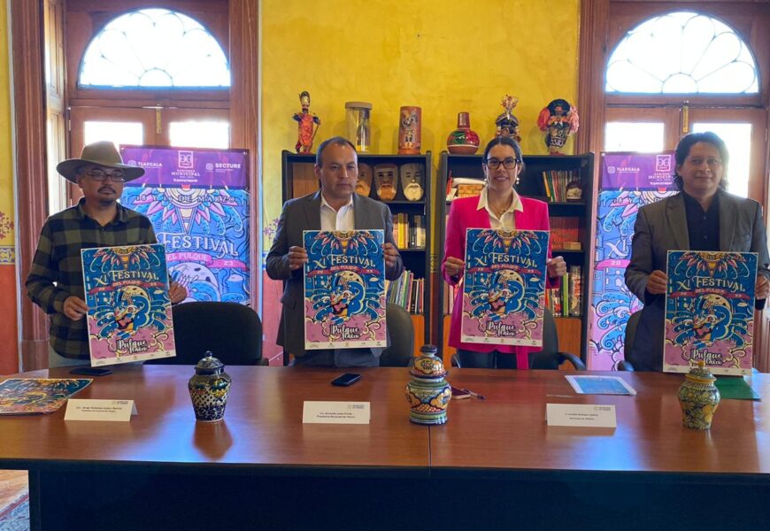 Presentan “11va edición del Festival del Pulque de Tlaxco 2023”