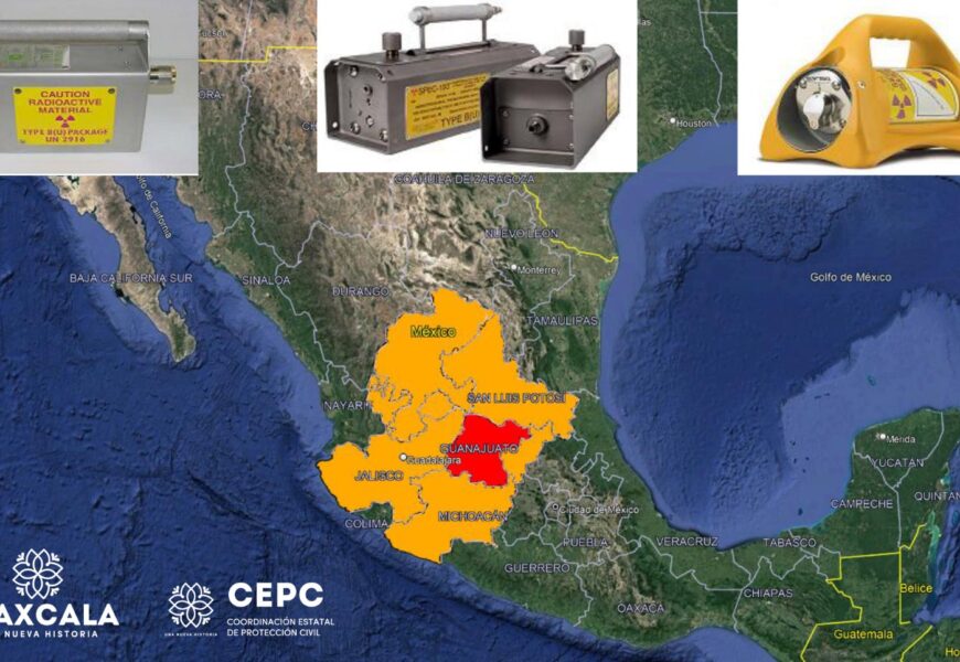 Alerta CNPC por fuente radiactiva robada en territorio nacional