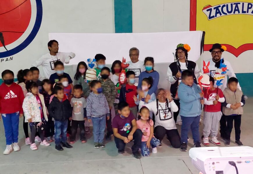 Conmemoran el Día Mundial del Teatro para niños y jóvenes en Zacualpan