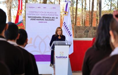 Entrega Gobernadora rehabilitación de  infraestructura educativa en Tecopilco