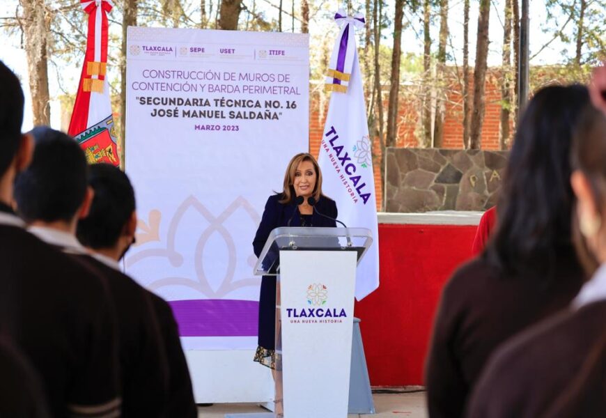 Entrega Gobernadora rehabilitación de  infraestructura educativa en Tecopilco