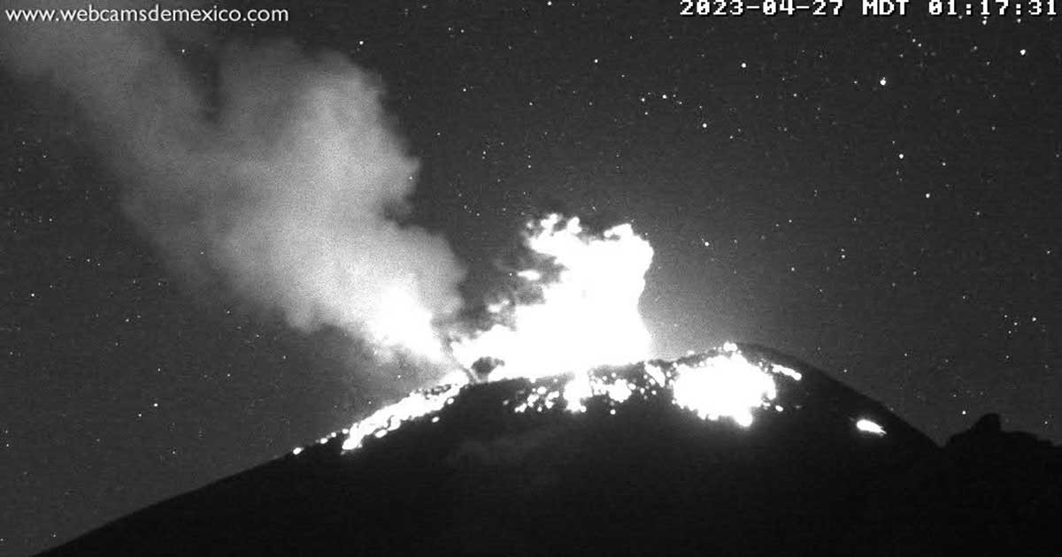 Ante caída de ceniza del volcán Popocatépetl CEPC emite recomendaciones