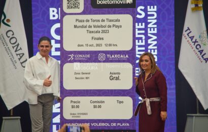 Presentan oficialmente el Campeonato Mundial de Voleibol de Playa Tlaxcala 2023