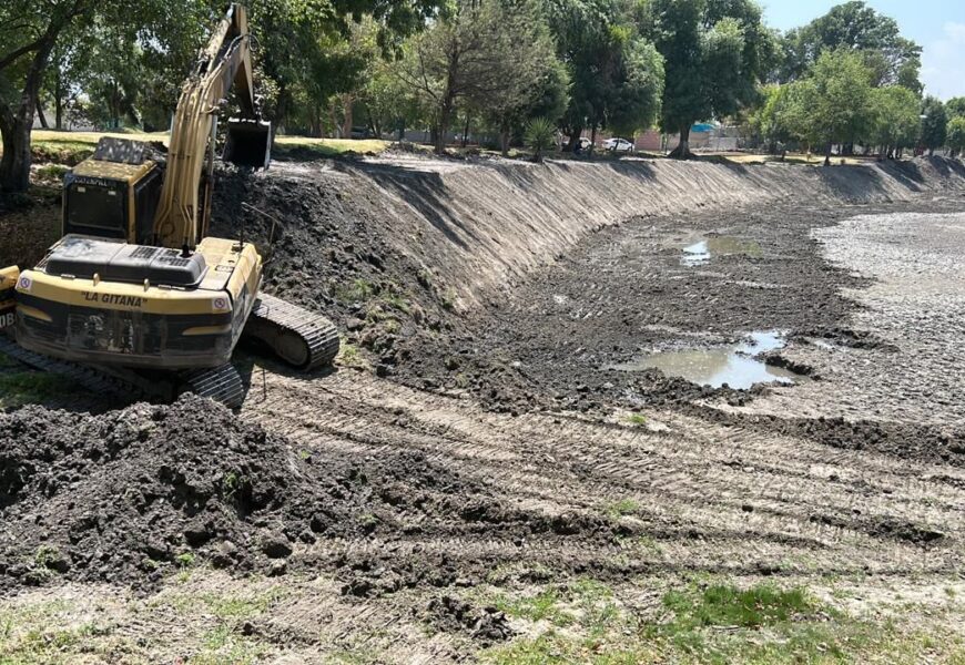 Inicia el rescate de cuerpo de agua en Zacatelco
