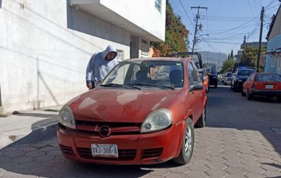 En acción rápida, Policía de Tlaxcala Capital recupera vehículo robado