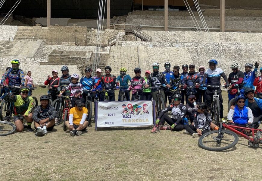 Biciteando por Tlaxcala, promueve el Cicloturismo y la Convivencia Familiar en Cacaxtla Biciteando por Tlaxcala, promueve el Cicloturismo y la Convivencia Familiar en Cacaxtla