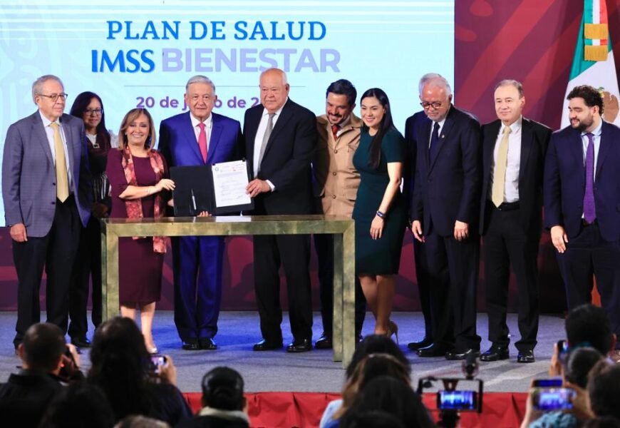 Gobernadora firma convenio de coordinación para transferencia de recursos IMSS- Bienestar