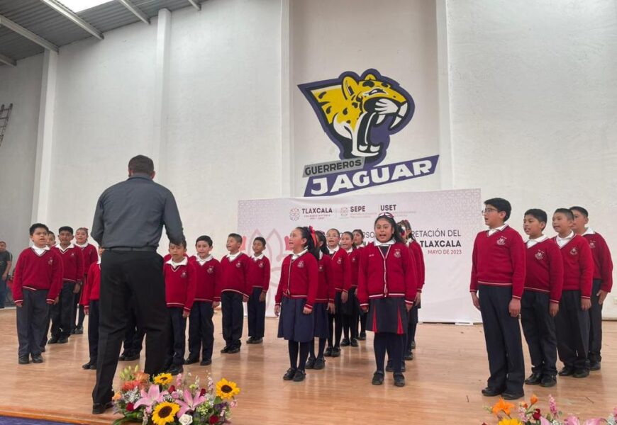 Celebró SEPE-USET concurso estatal de himnos nacional y a tlaxcala de nivel primarias