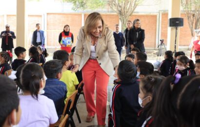 Entrega Gobernadora rehabilitación del jardín de niños «Ignacio Allende” en Acuitlapilco