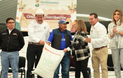 Atestiguó Gobernadora entrega de insumos del programa fertilizantes para el Bienestar
