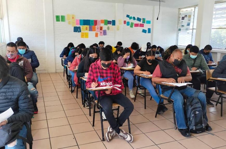Realizó SEPE examen de admisión para ingresar a normales