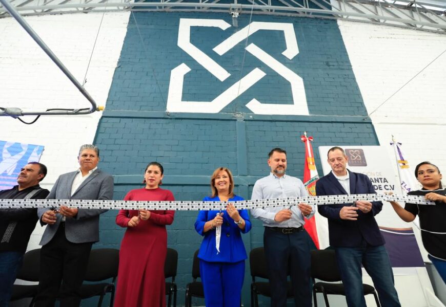Inauguró Gobernadora empresa EDESEG en Santa Cruz Tlaxcala