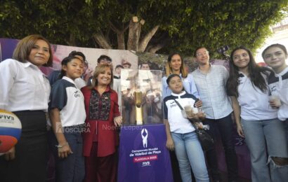 Llegó a Querétaro promoción del Mundial de Voleibol de Playa Tlaxcala 2023