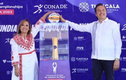 Llega a Veracruz «Trophytour’ del Mundial de voleibol Tlaxcala 2023
