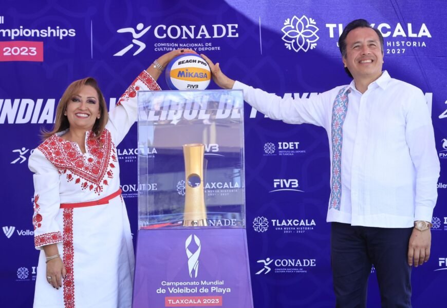 Llega a Veracruz «Trophytour’ del Mundial de voleibol Tlaxcala 2023 Llega a Veracruz «Trophytour’ del Mundial de voleibol Tlaxcala 2023