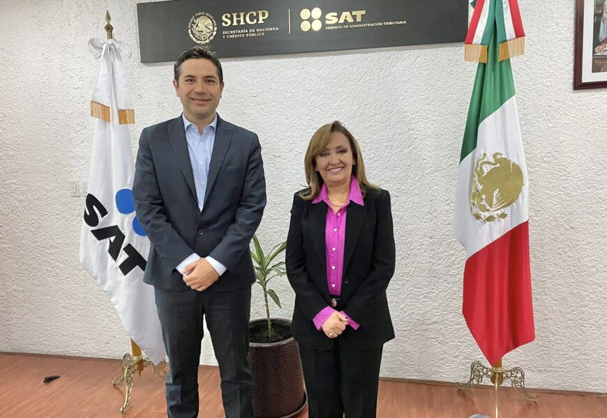 Sostuvo Gobernadora reunión con titulares de SEGOB y SAT