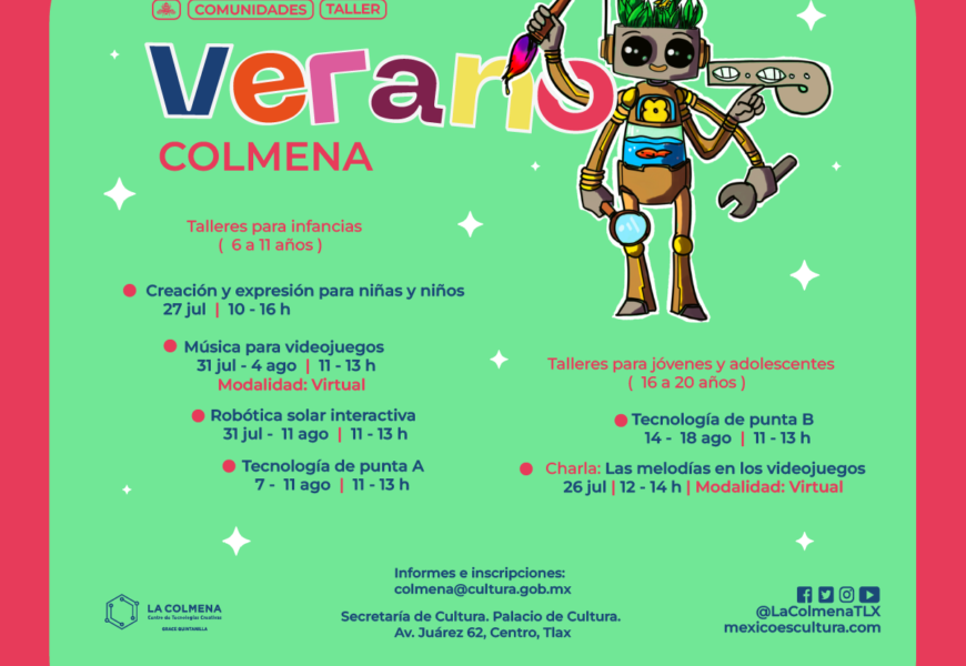 El verano llega a La Colmena con actividades para niñas, niños y jóvenes
