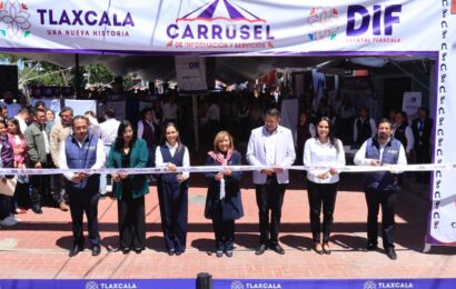 Encabeza Gobernadora carrusel de información y servicios en Calpulalpan