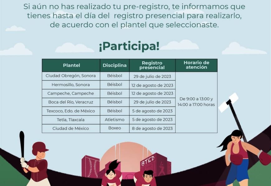 Amplía BTED plazo para pre-registro de aspirantes a nuevo ingreso