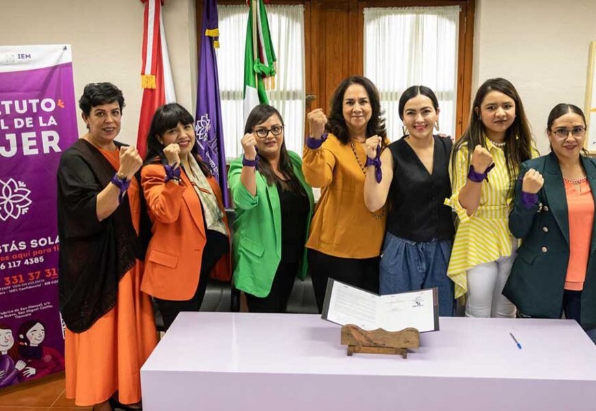 Firmó IEM convenios con refugios para reforzar la atención a mujeres víctimas de violencia en Tlaxcala