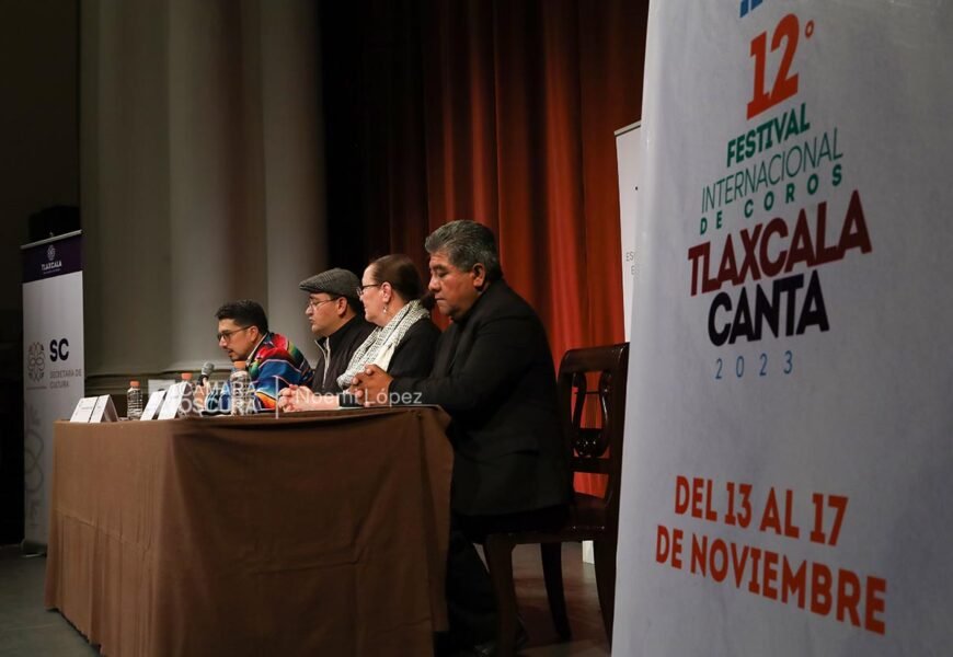 Presentan 12º Festival Internacional de Coros: “Tlaxcala Canta”