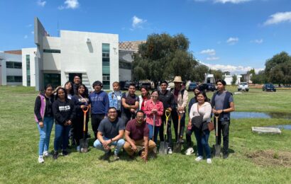 Reforesta UPTx áreas verdes del campus universitario